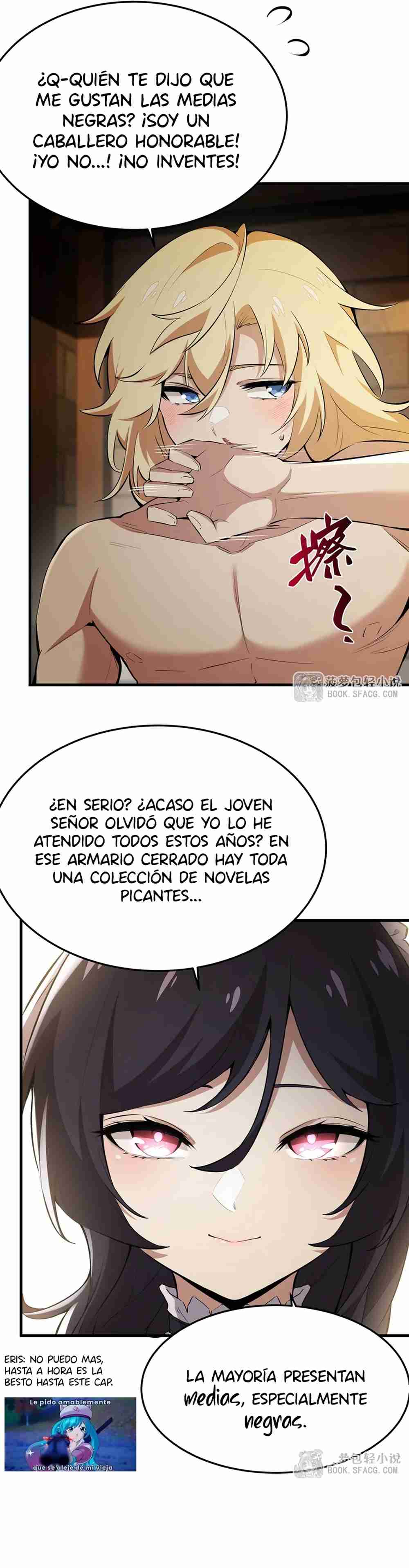 El villano rubio de la novela de la protagonista quiere ser feliz Capitulo 23 página 10