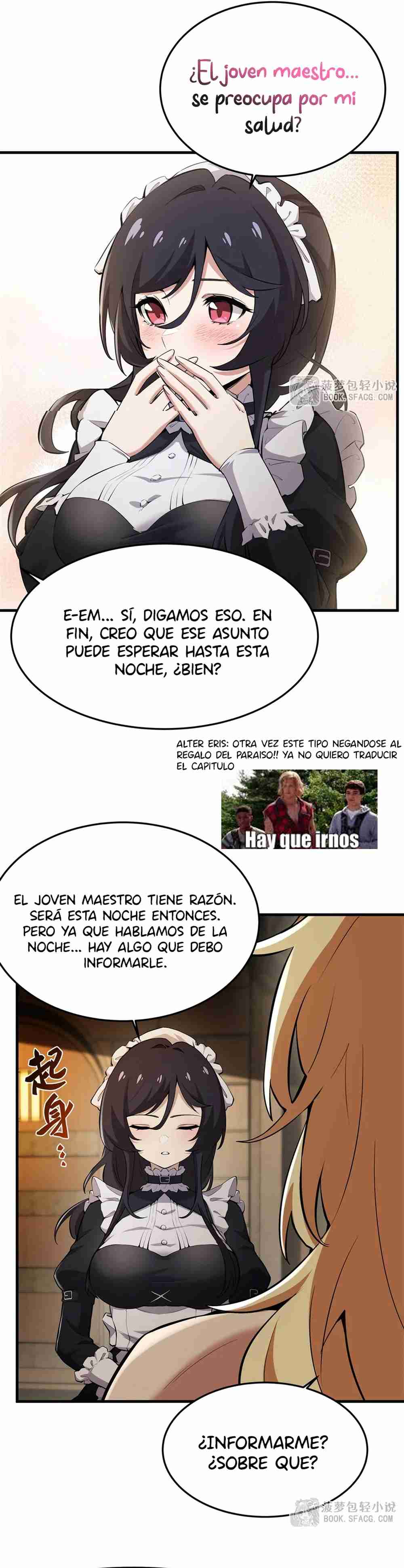 El villano rubio de la novela de la protagonista quiere ser feliz Capitulo 23 página 7