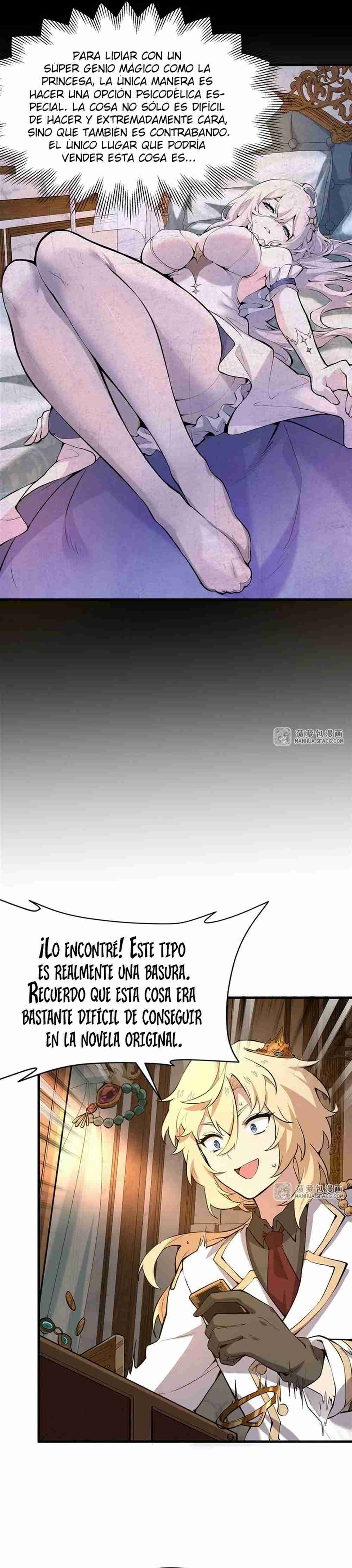 El villano rubio de la novela de la protagonista quiere ser feliz Capitulo 3 página 12