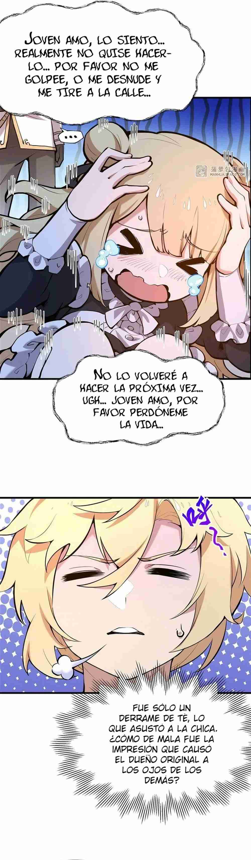 El villano rubio de la novela de la protagonista quiere ser feliz Capitulo 3 página 5