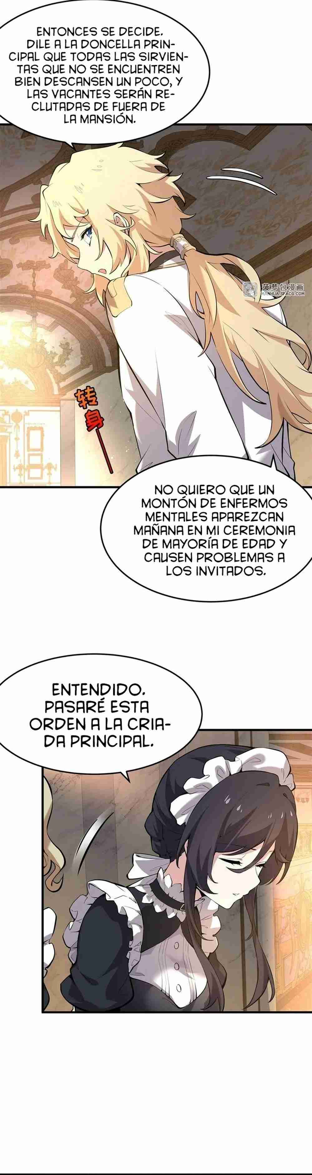 El villano rubio de la novela de la protagonista quiere ser feliz Capitulo 3 página 9