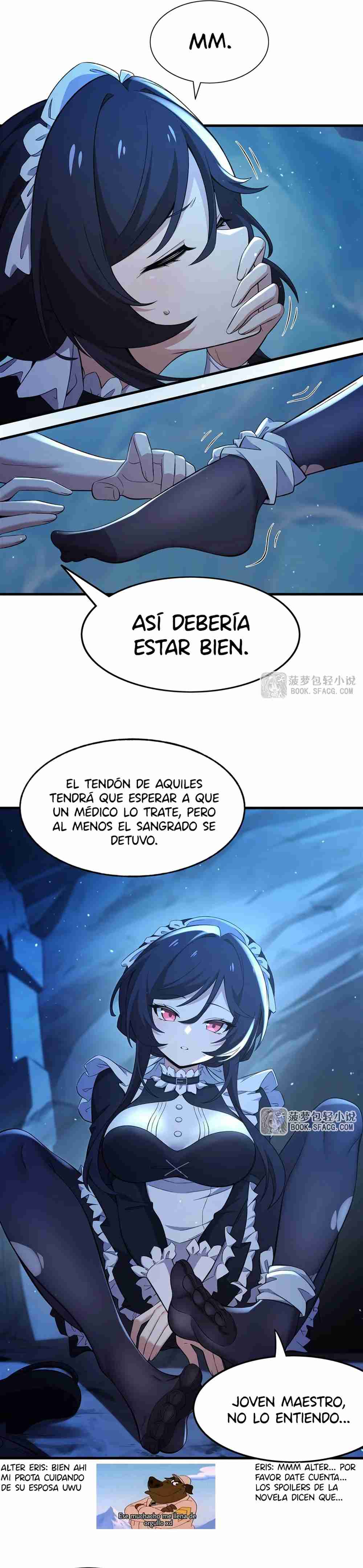 El villano rubio de la novela de la protagonista quiere ser feliz Capitulo 32 página 2