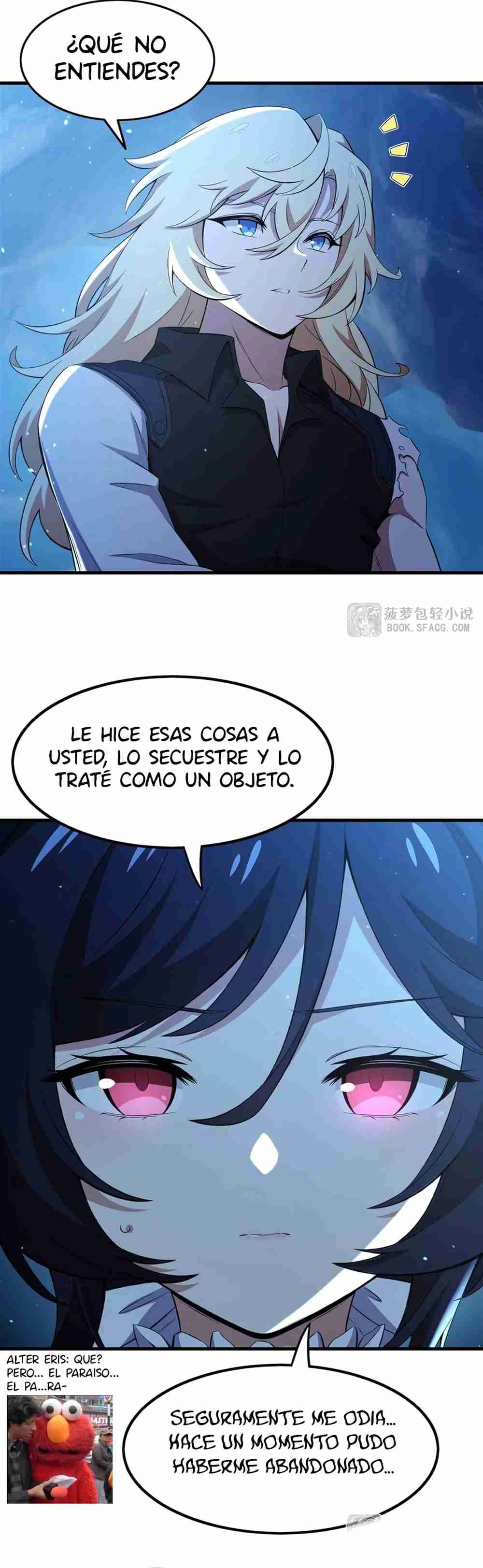 El villano rubio de la novela de la protagonista quiere ser feliz Capitulo 32 página 3