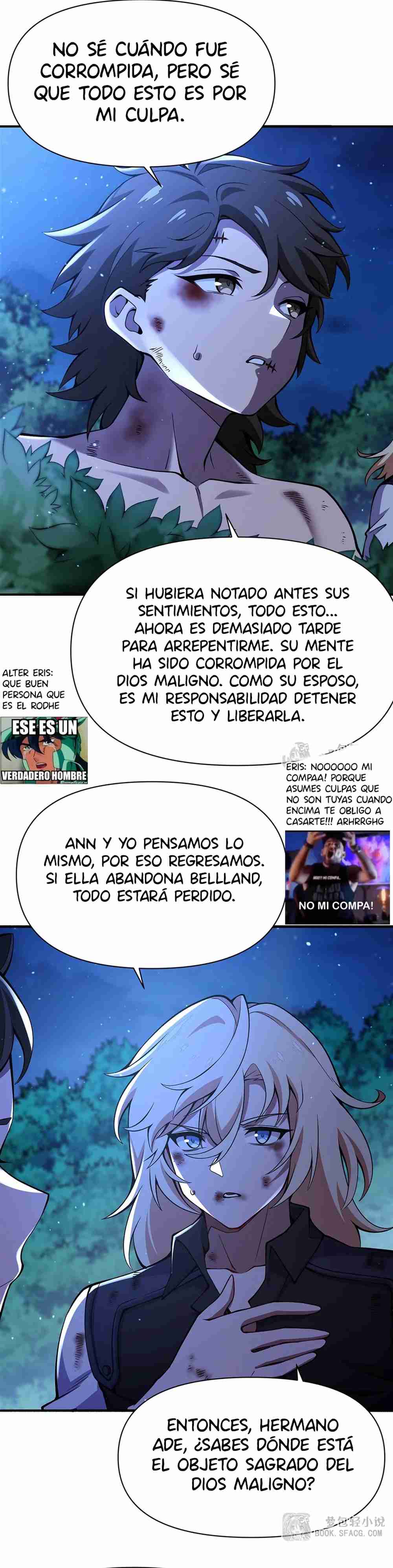 El villano rubio de la novela de la protagonista quiere ser feliz Capitulo 34 página 19
