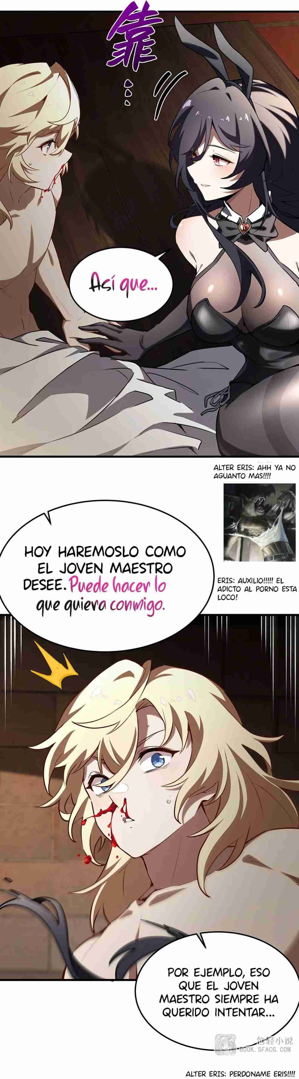 El villano rubio de la novela de la protagonista quiere ser feliz Capitulo 38 página 21
