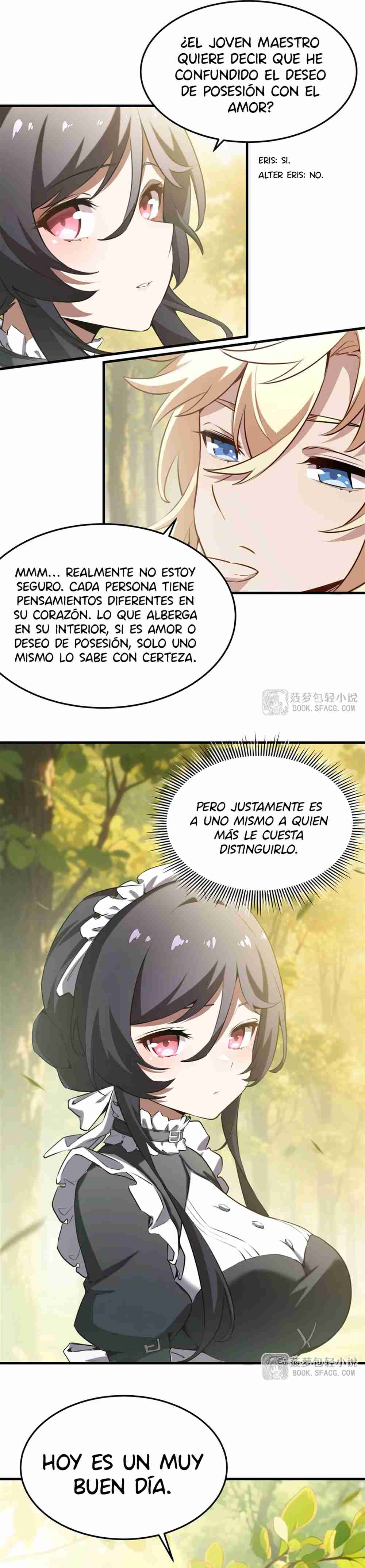 El villano rubio de la novela de la protagonista quiere ser feliz Capitulo 38 página 7