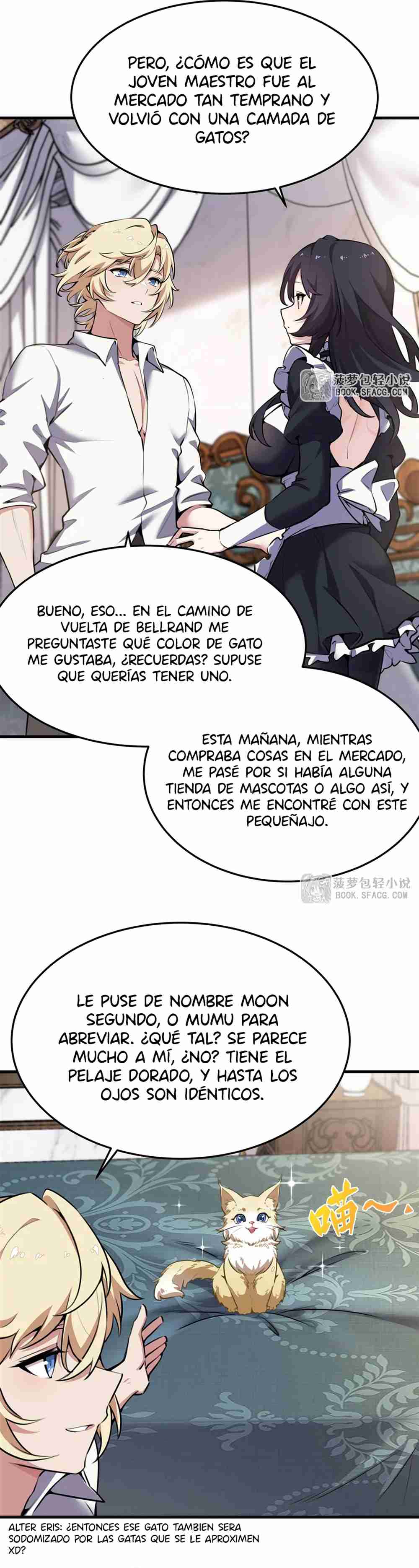 El villano rubio de la novela de la protagonista quiere ser feliz Capitulo 39 página 10
