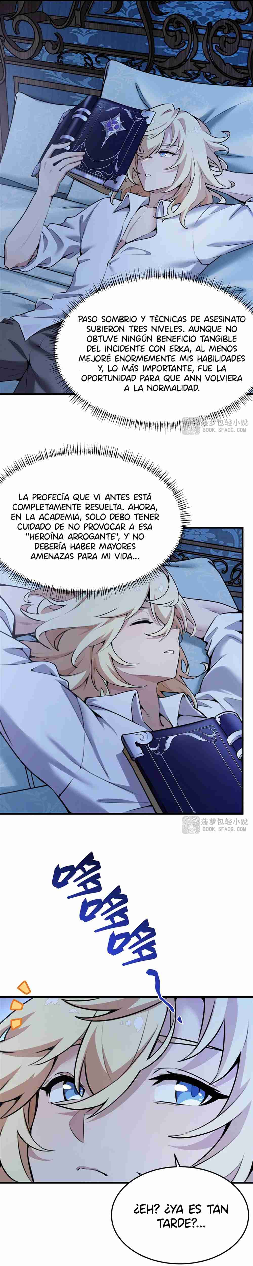 El villano rubio de la novela de la protagonista quiere ser feliz Capitulo 39 página 13