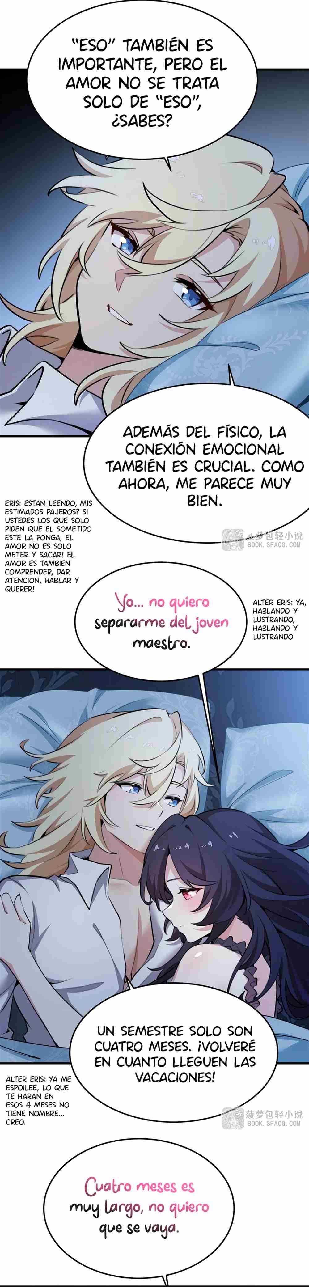 El villano rubio de la novela de la protagonista quiere ser feliz Capitulo 39 página 17