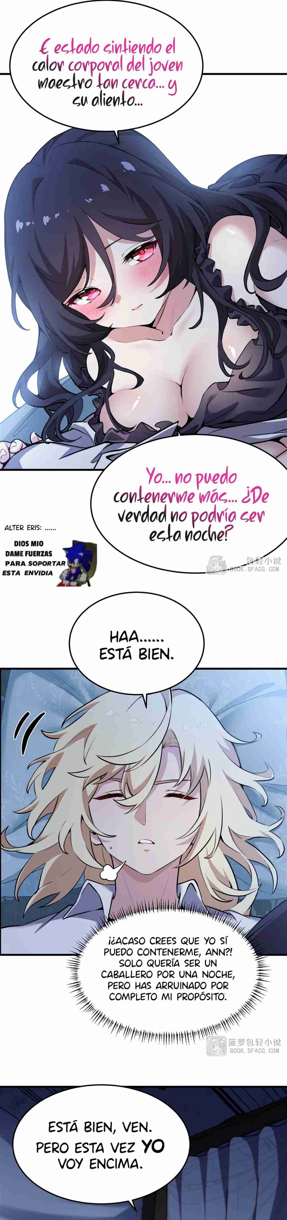 El villano rubio de la novela de la protagonista quiere ser feliz Capitulo 39 página 19