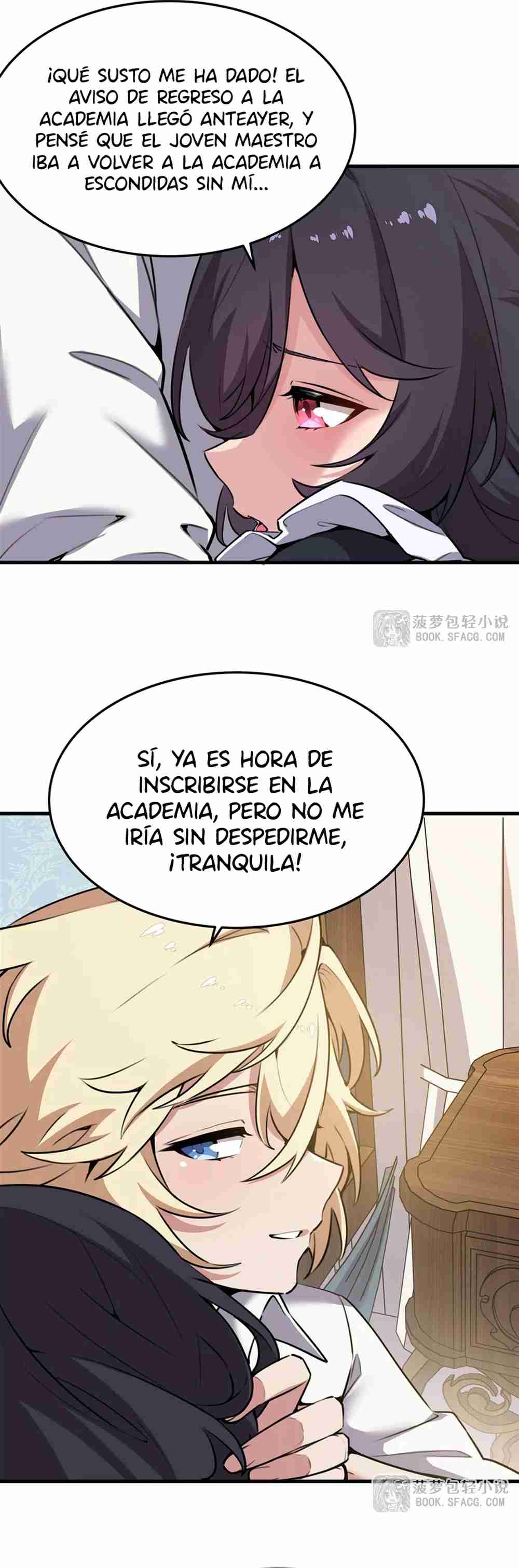 El villano rubio de la novela de la protagonista quiere ser feliz Capitulo 39 página 9