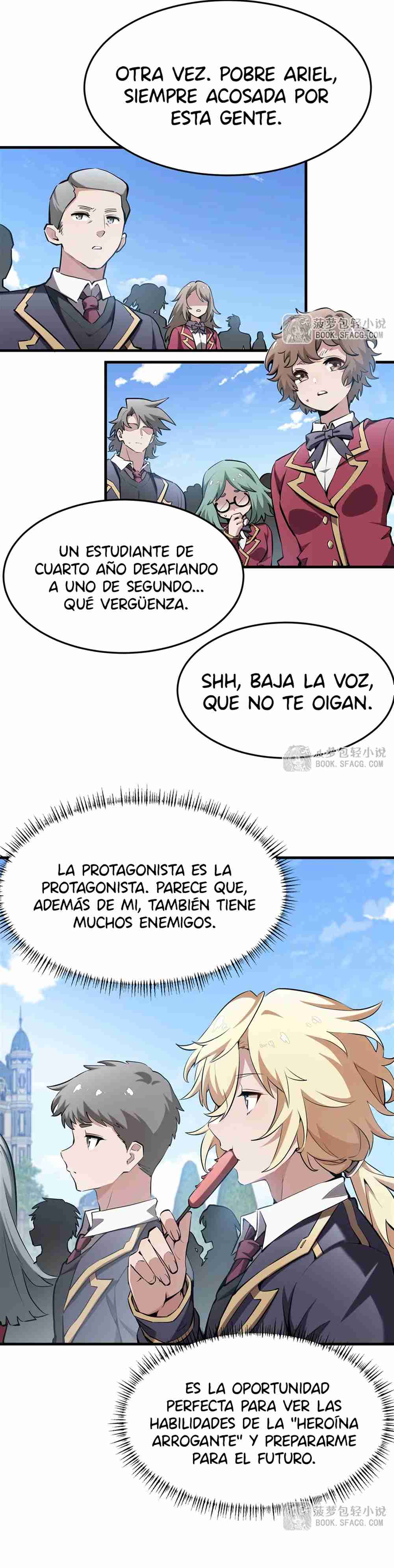 El villano rubio de la novela de la protagonista quiere ser feliz Capitulo 40 página 18