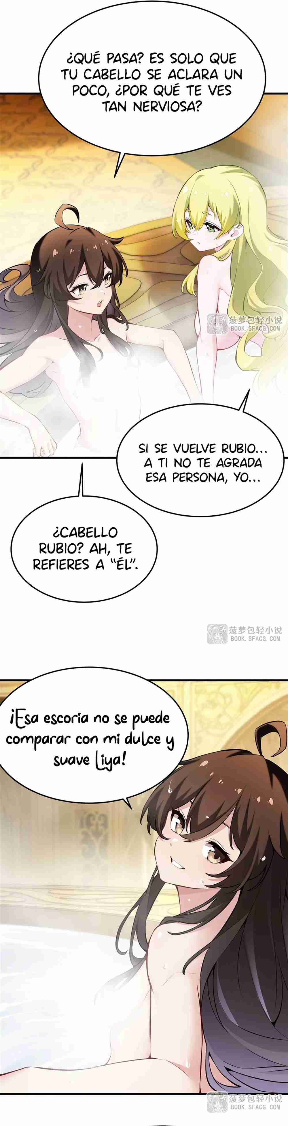 El villano rubio de la novela de la protagonista quiere ser feliz Capitulo 40 página 7