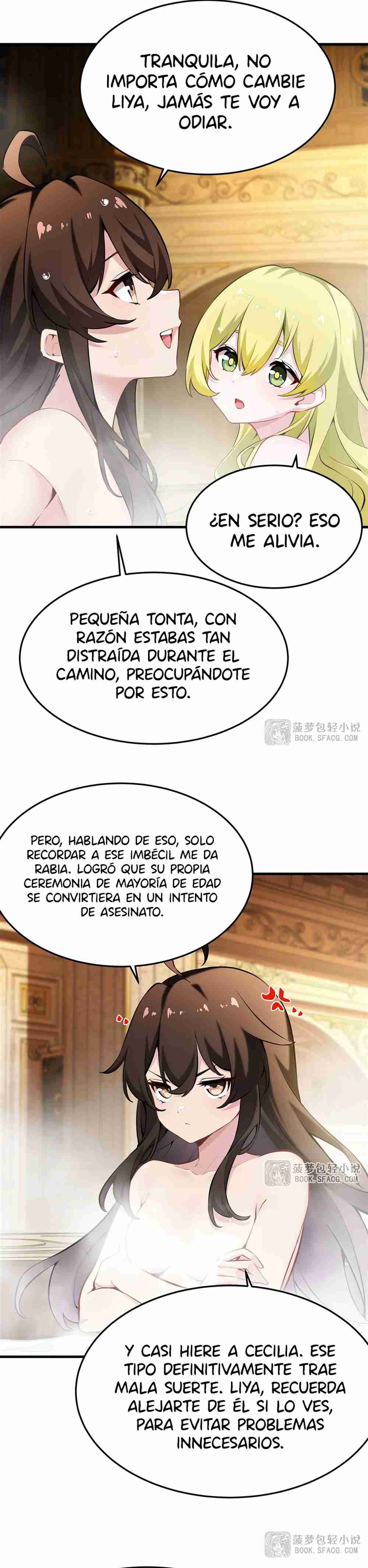 El villano rubio de la novela de la protagonista quiere ser feliz Capitulo 40 página 8