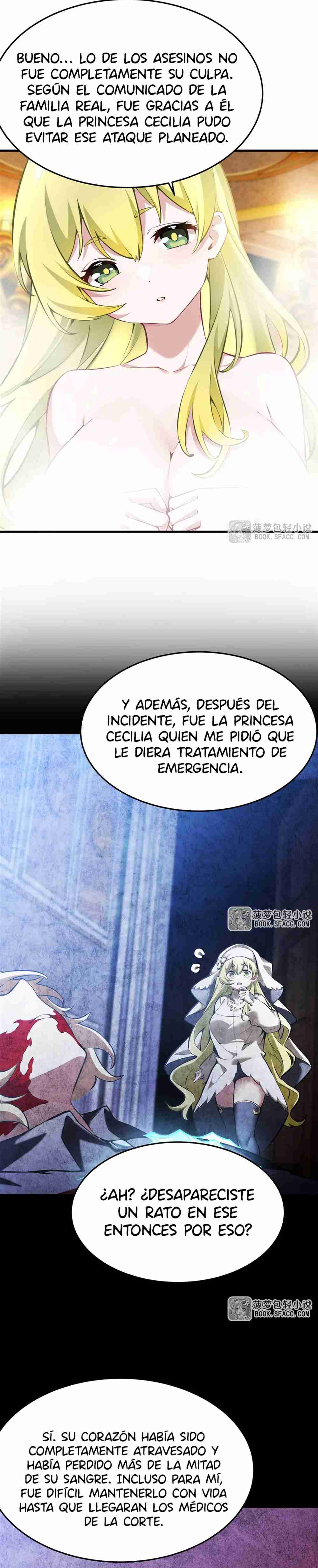 El villano rubio de la novela de la protagonista quiere ser feliz Capitulo 40 página 9