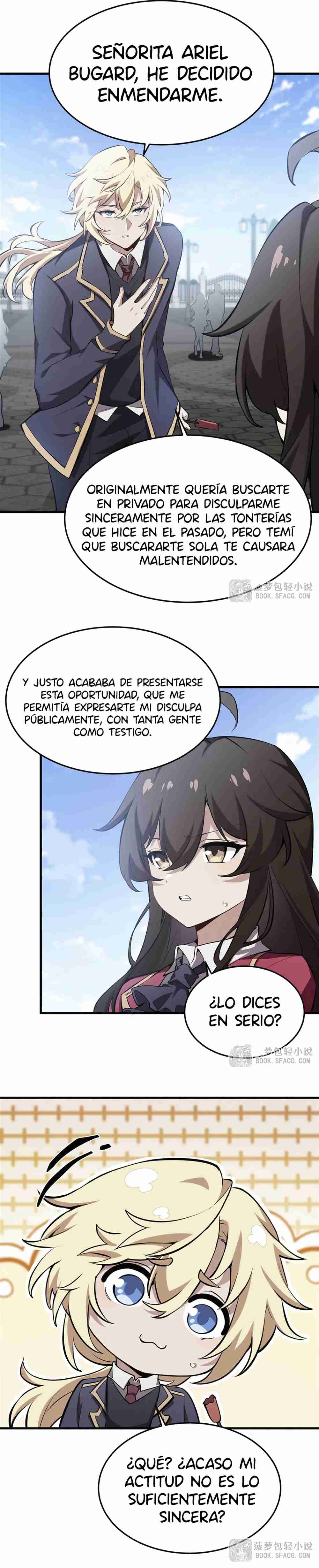 El villano rubio de la novela de la protagonista quiere ser feliz Capitulo 41 página 12