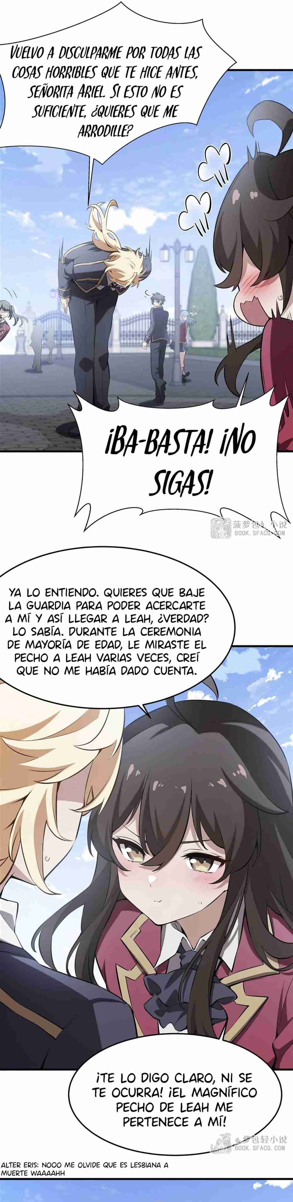El villano rubio de la novela de la protagonista quiere ser feliz Capitulo 41 página 13