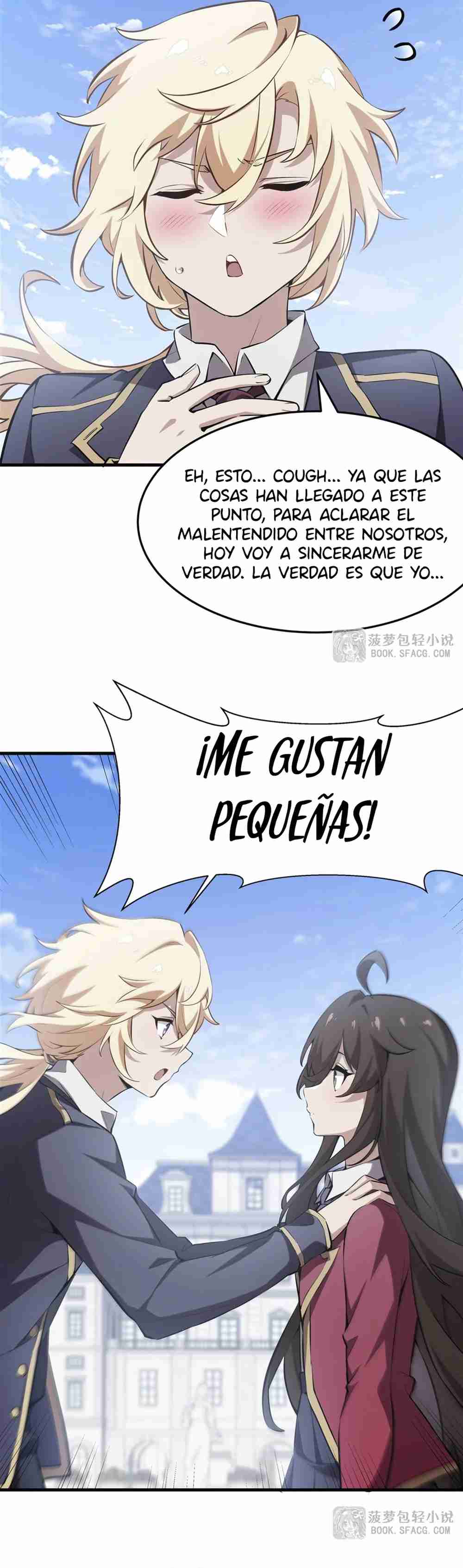 El villano rubio de la novela de la protagonista quiere ser feliz Capitulo 41 página 14