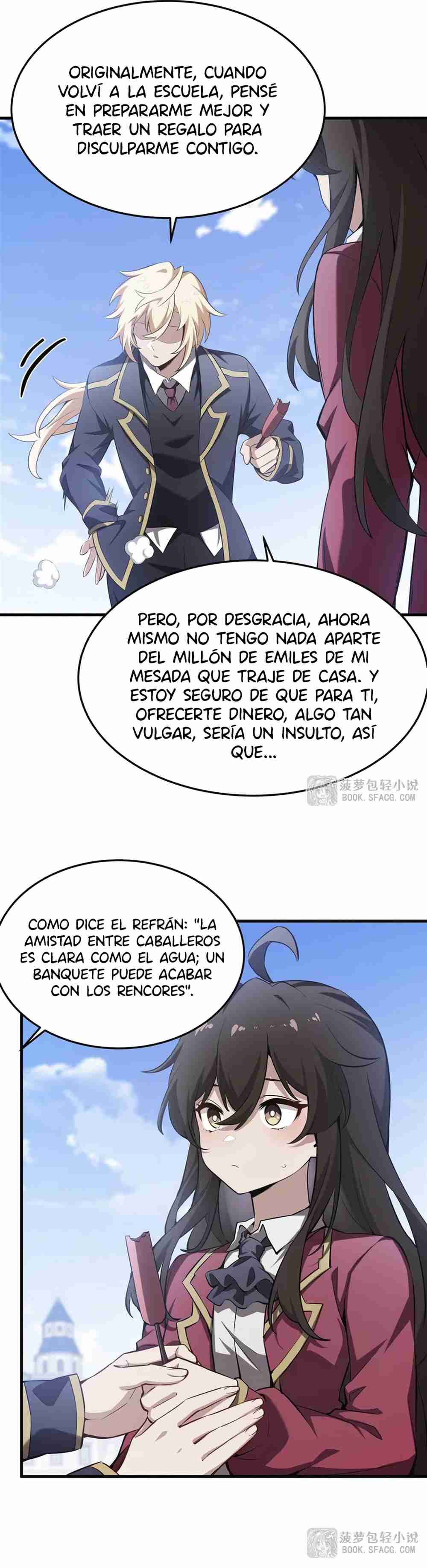 El villano rubio de la novela de la protagonista quiere ser feliz Capitulo 41 página 17