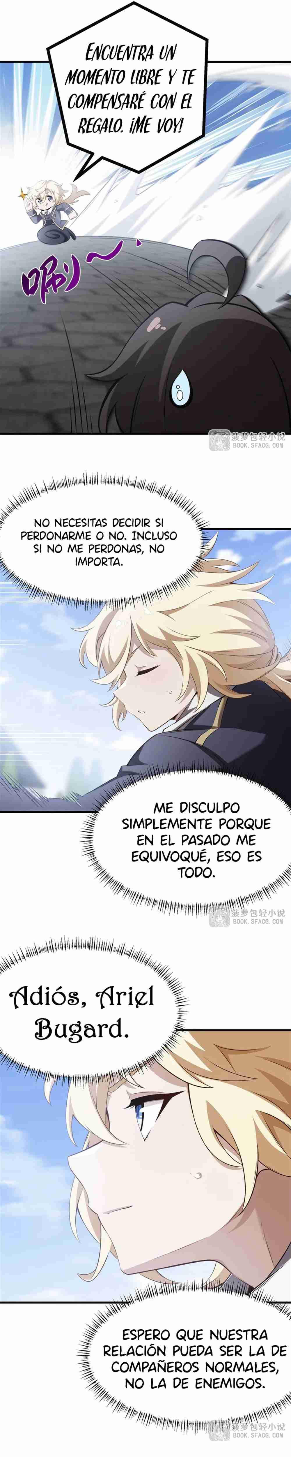 El villano rubio de la novela de la protagonista quiere ser feliz Capitulo 41 página 18