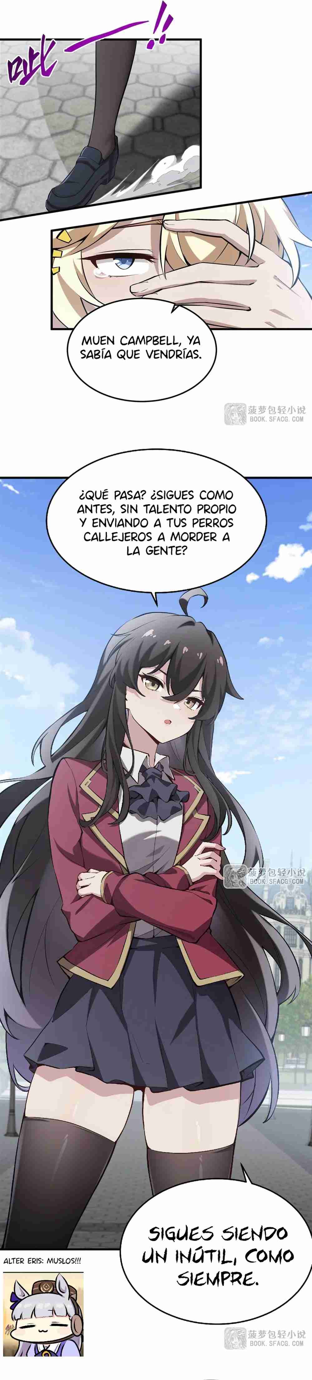 El villano rubio de la novela de la protagonista quiere ser feliz Capitulo 41 página 3
