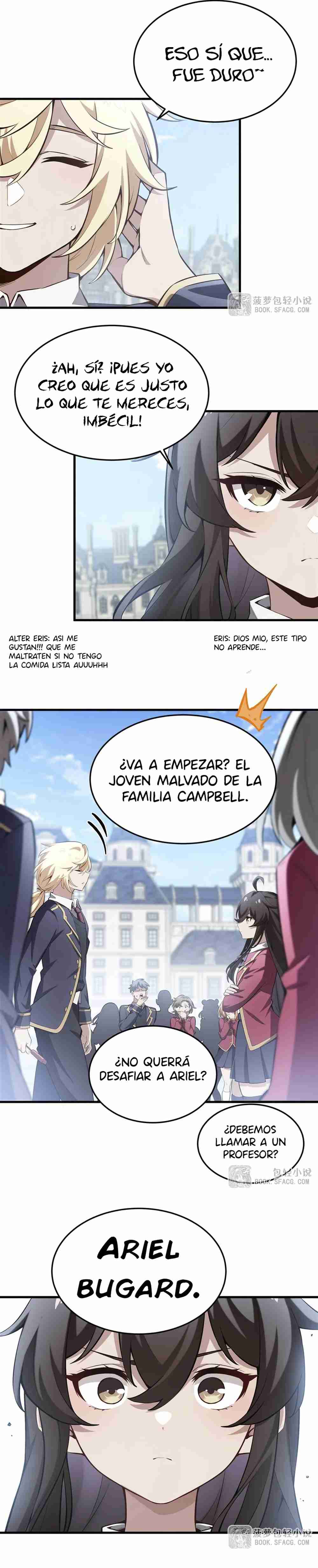 El villano rubio de la novela de la protagonista quiere ser feliz Capitulo 41 página 4