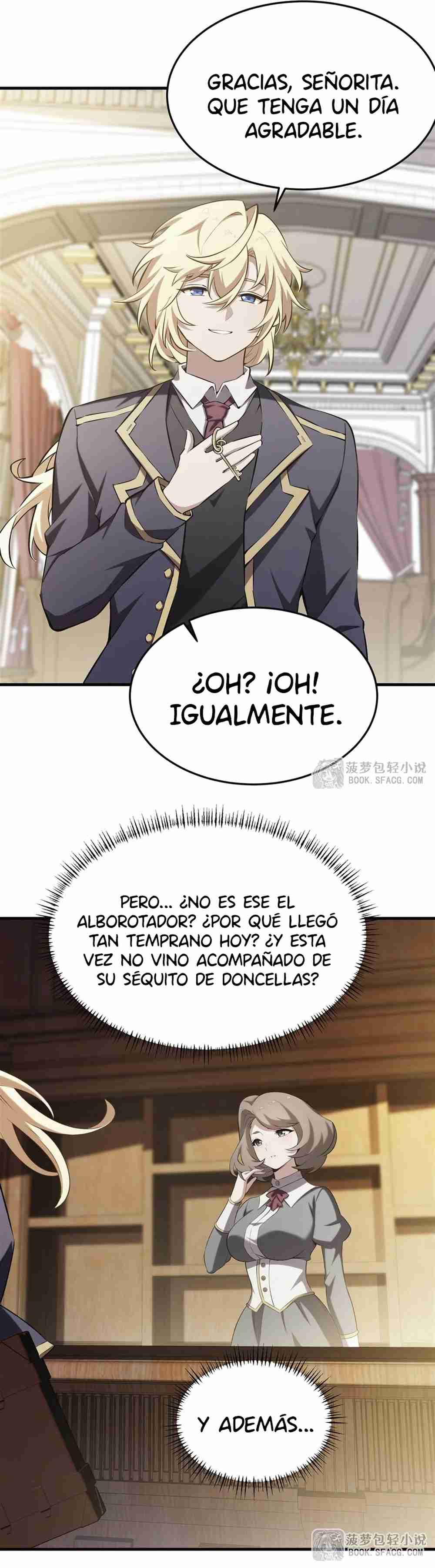 El villano rubio de la novela de la protagonista quiere ser feliz Capitulo 42 página 13