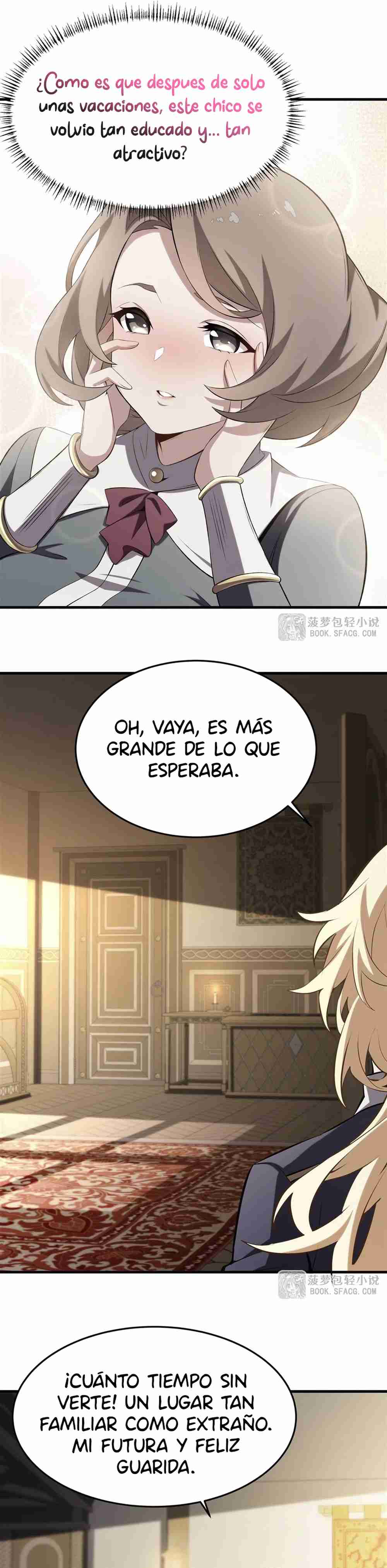 El villano rubio de la novela de la protagonista quiere ser feliz Capitulo 42 página 14