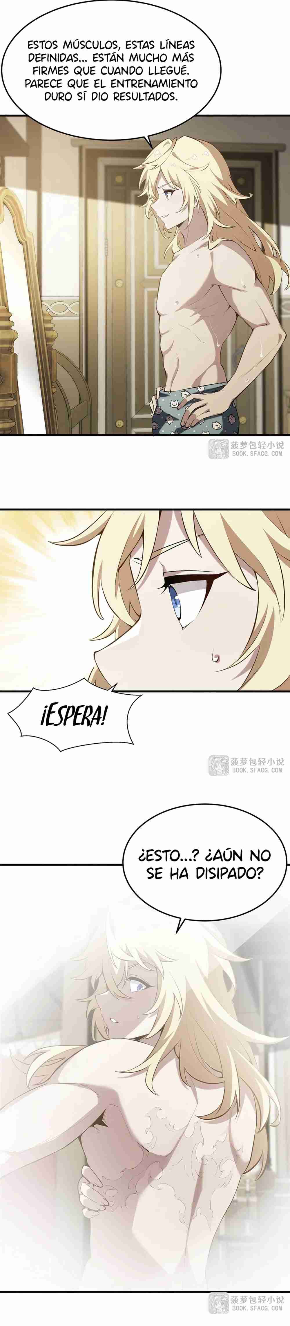 El villano rubio de la novela de la protagonista quiere ser feliz Capitulo 42 página 17