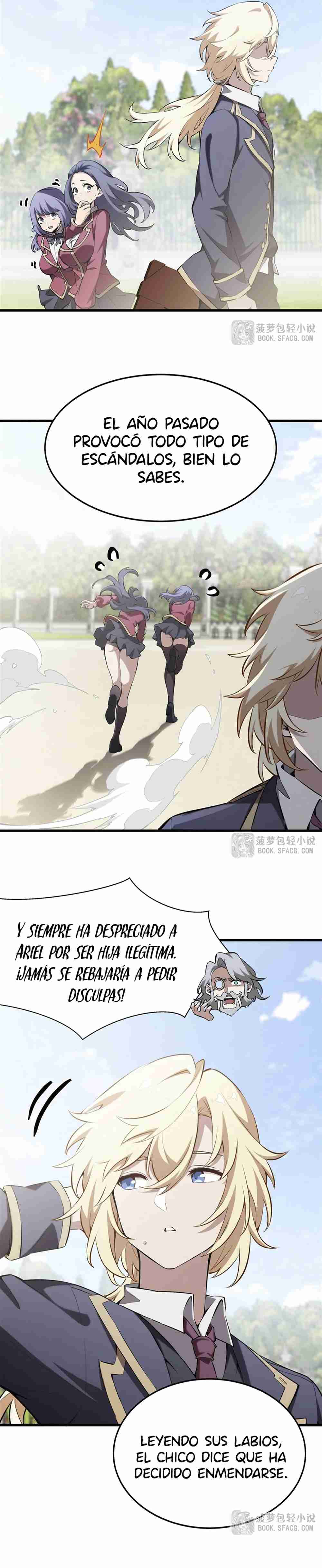 El villano rubio de la novela de la protagonista quiere ser feliz Capitulo 42 página 4