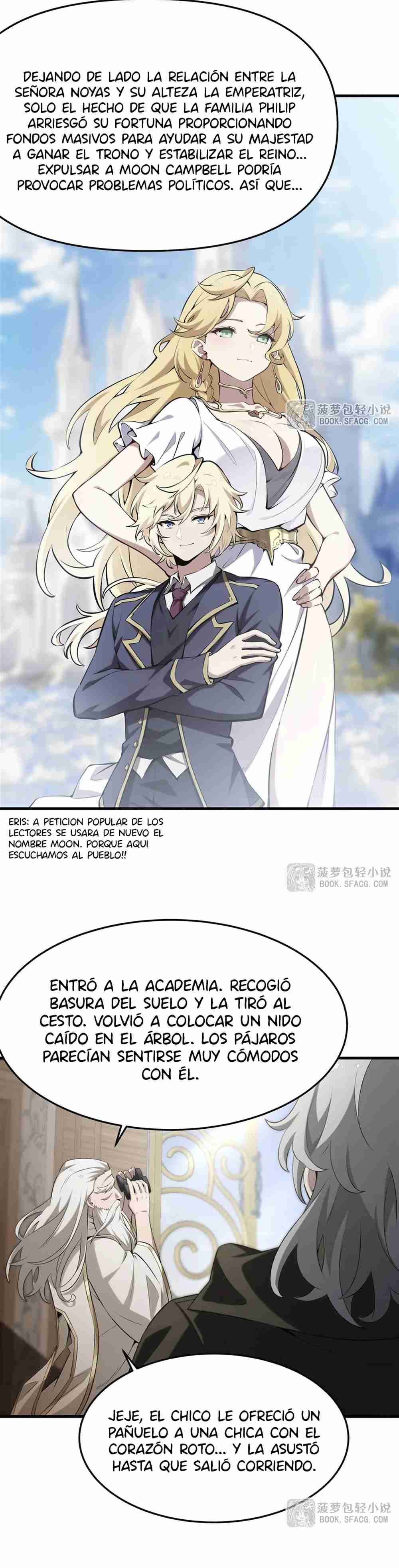 El villano rubio de la novela de la protagonista quiere ser feliz Capitulo 42 página 7