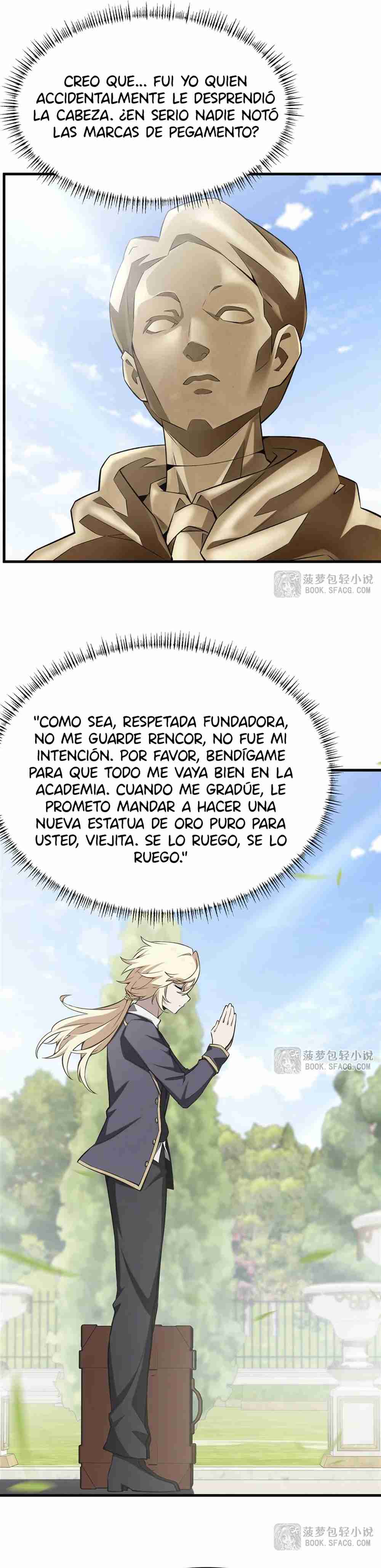 El villano rubio de la novela de la protagonista quiere ser feliz Capitulo 42 página 9