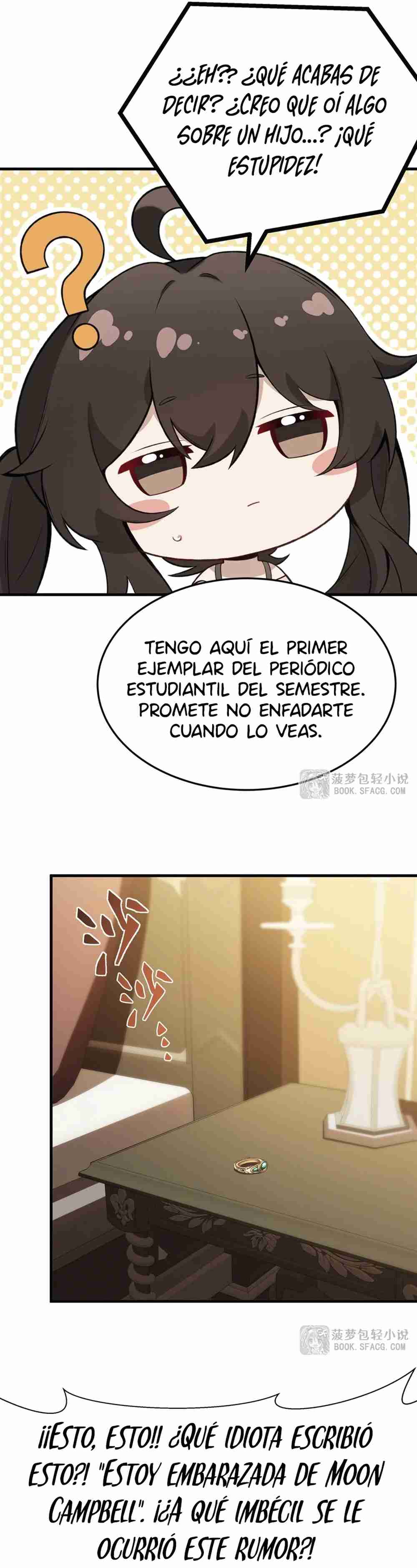 El villano rubio de la novela de la protagonista quiere ser feliz Capitulo 43 página 10