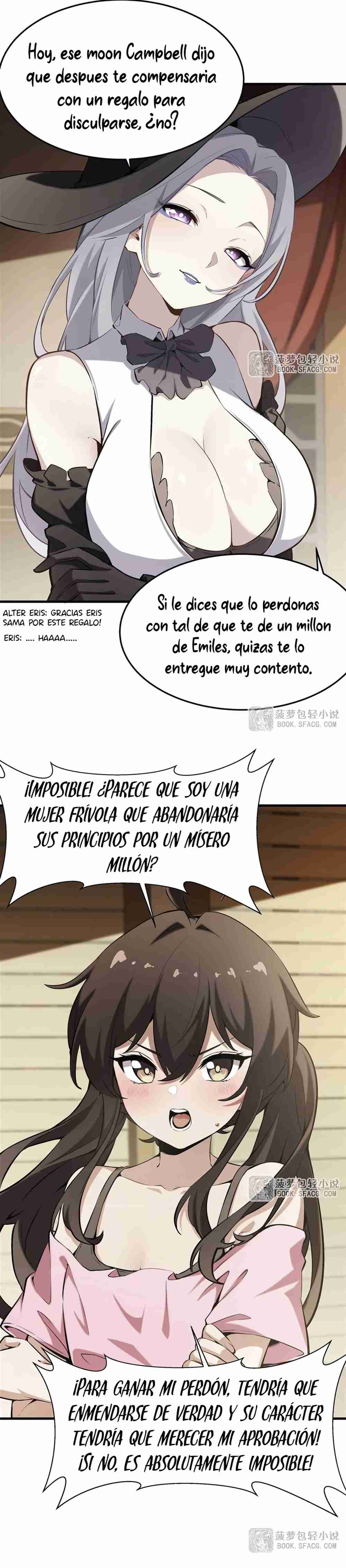El villano rubio de la novela de la protagonista quiere ser feliz Capitulo 43 página 19
