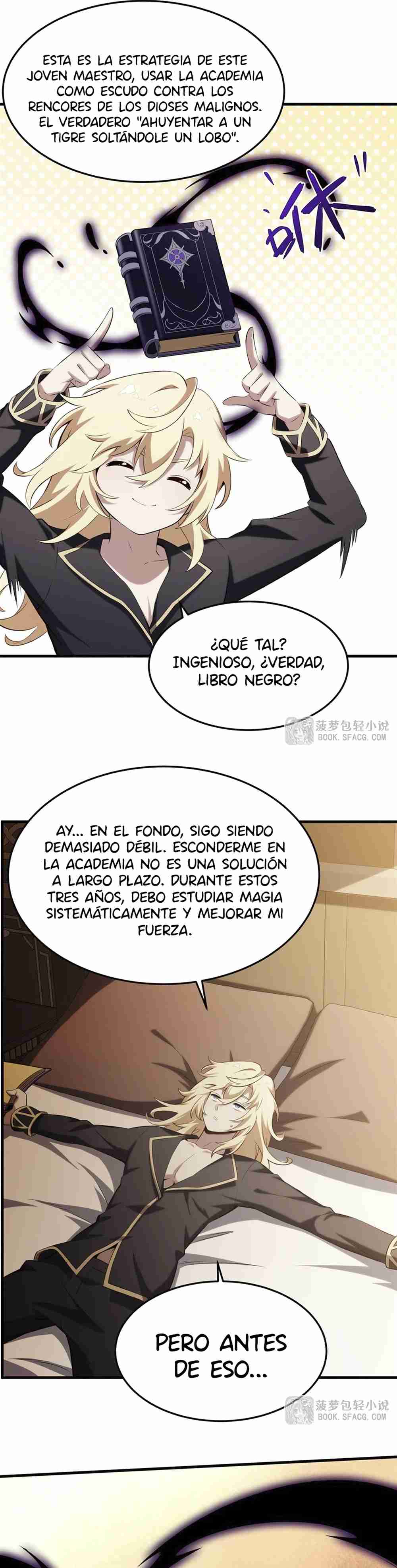 El villano rubio de la novela de la protagonista quiere ser feliz Capitulo 43 página 4