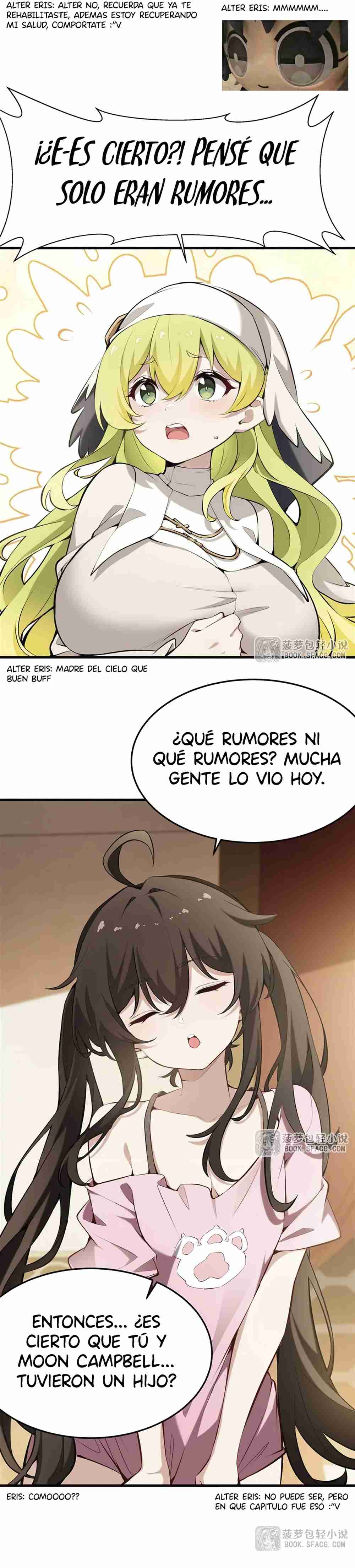 El villano rubio de la novela de la protagonista quiere ser feliz Capitulo 43 página 9
