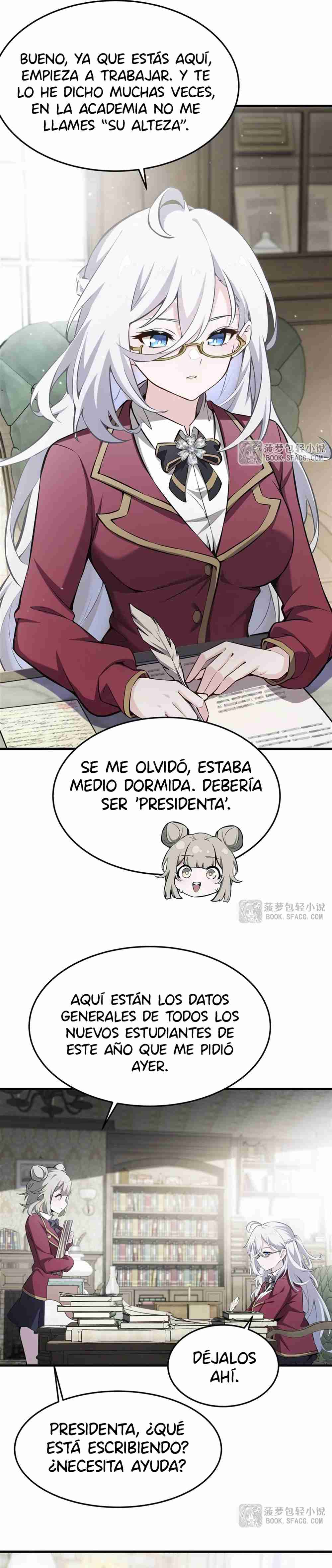 El villano rubio de la novela de la protagonista quiere ser feliz Capitulo 44 página 10