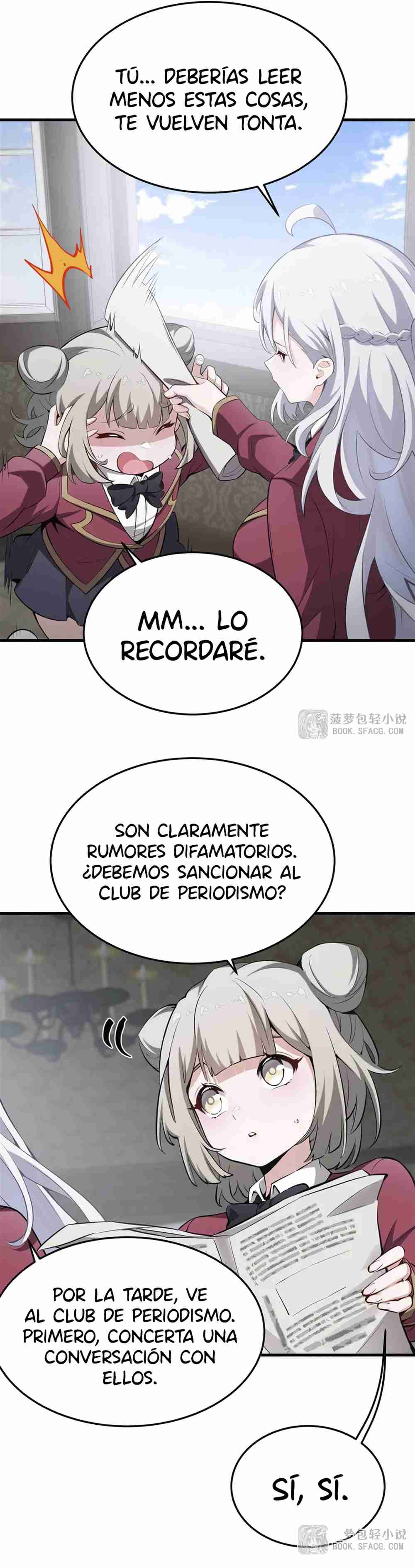 El villano rubio de la novela de la protagonista quiere ser feliz Capitulo 44 página 19