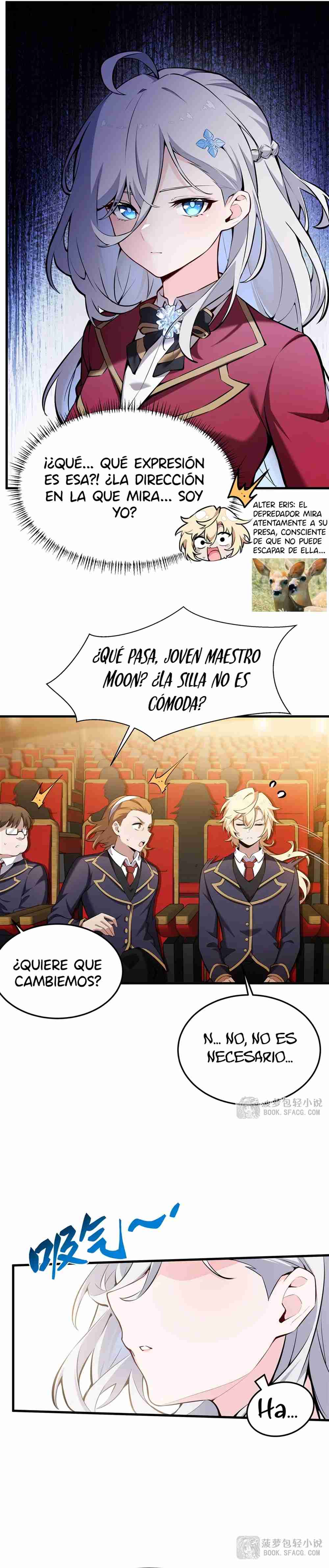 El villano rubio de la novela de la protagonista quiere ser feliz Capitulo 45 página 10