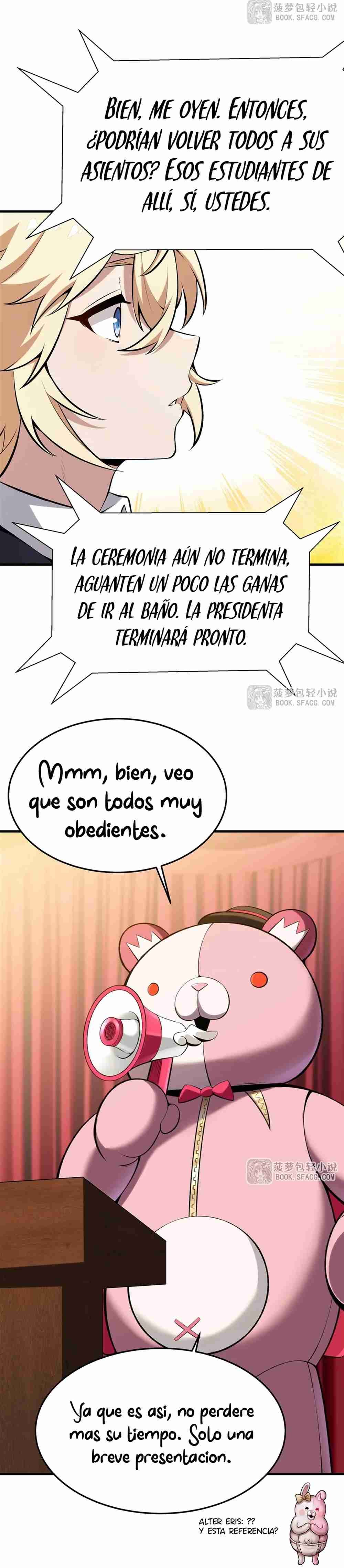 El villano rubio de la novela de la protagonista quiere ser feliz Capitulo 45 página 13