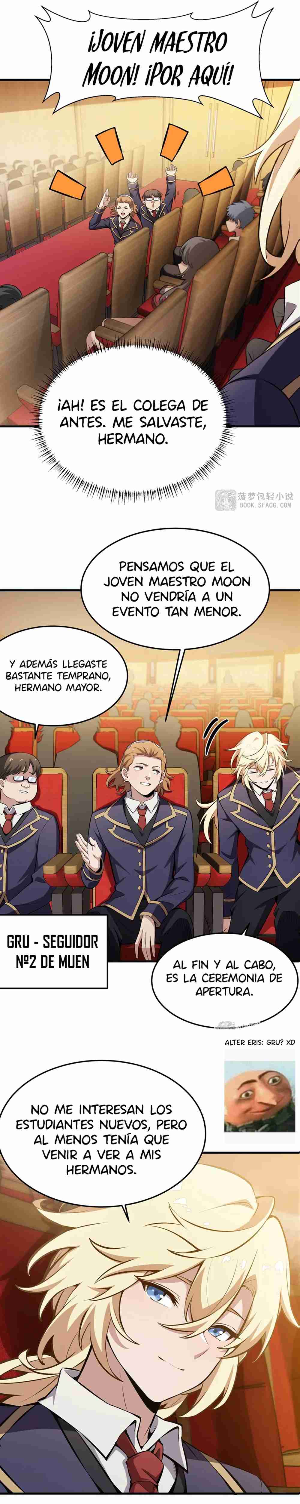 El villano rubio de la novela de la protagonista quiere ser feliz Capitulo 45 página 4