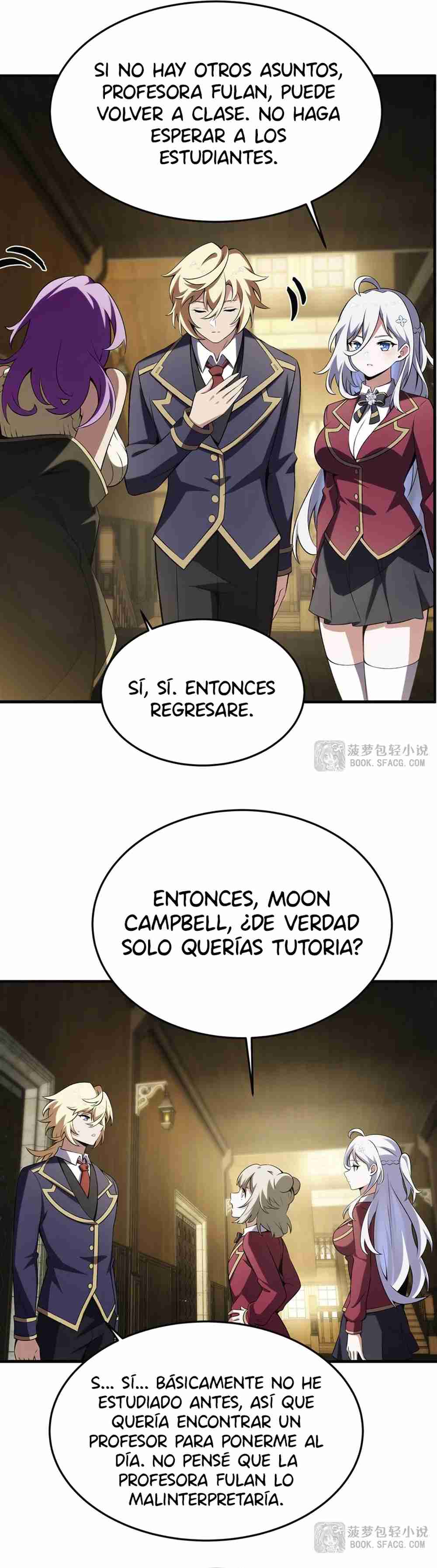 El villano rubio de la novela de la protagonista quiere ser feliz Capitulo 46 página 16