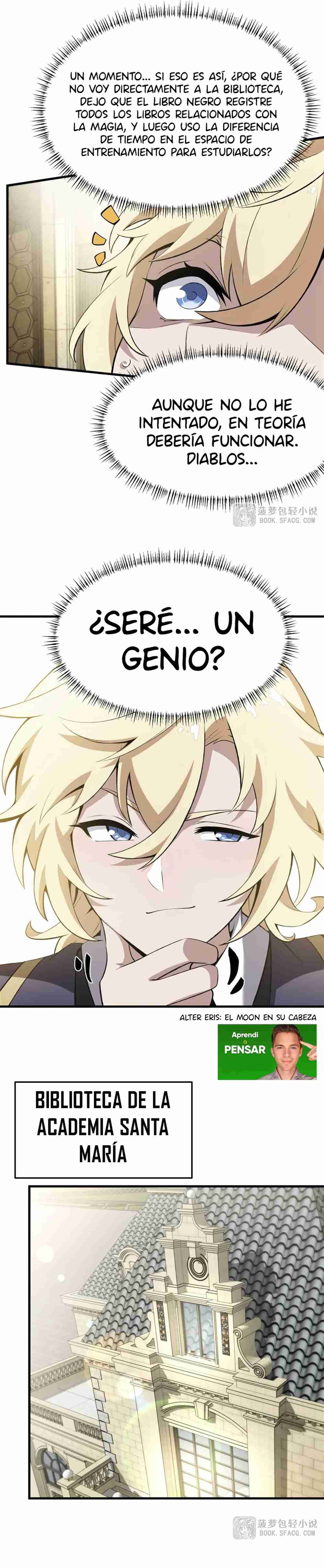 El villano rubio de la novela de la protagonista quiere ser feliz Capitulo 46 página 19