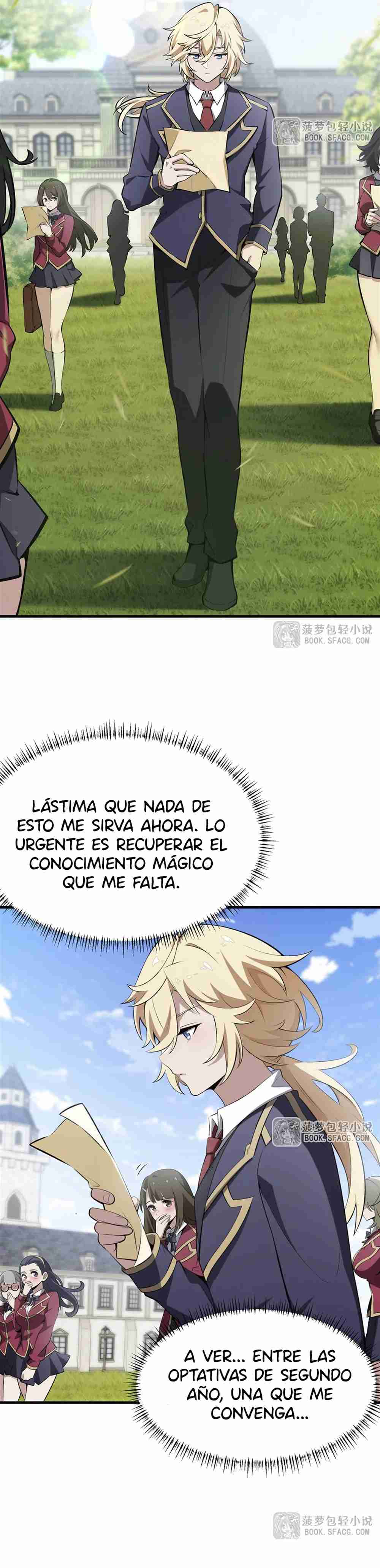 El villano rubio de la novela de la protagonista quiere ser feliz Capitulo 46 página 2
