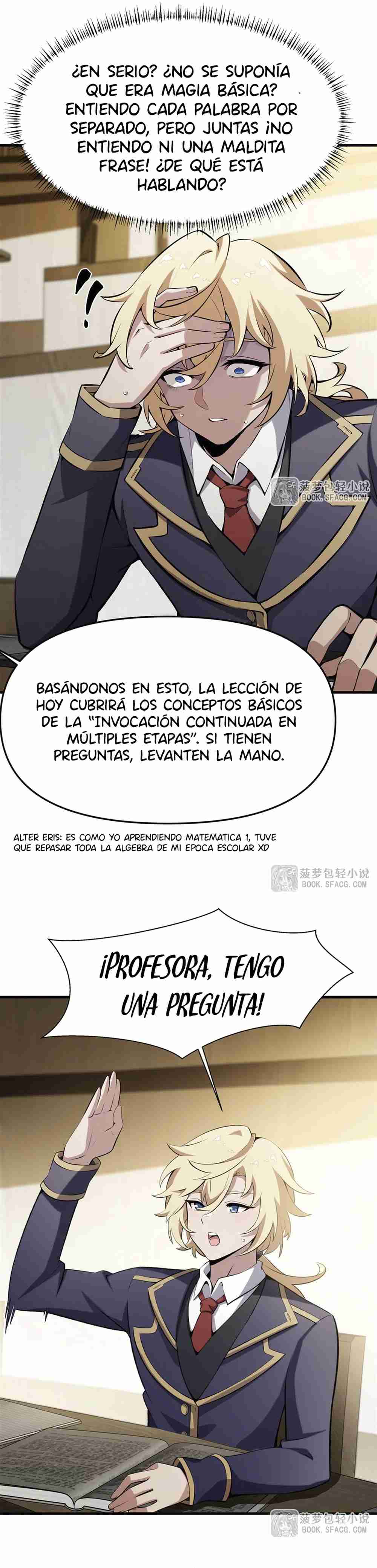El villano rubio de la novela de la protagonista quiere ser feliz Capitulo 46 página 5