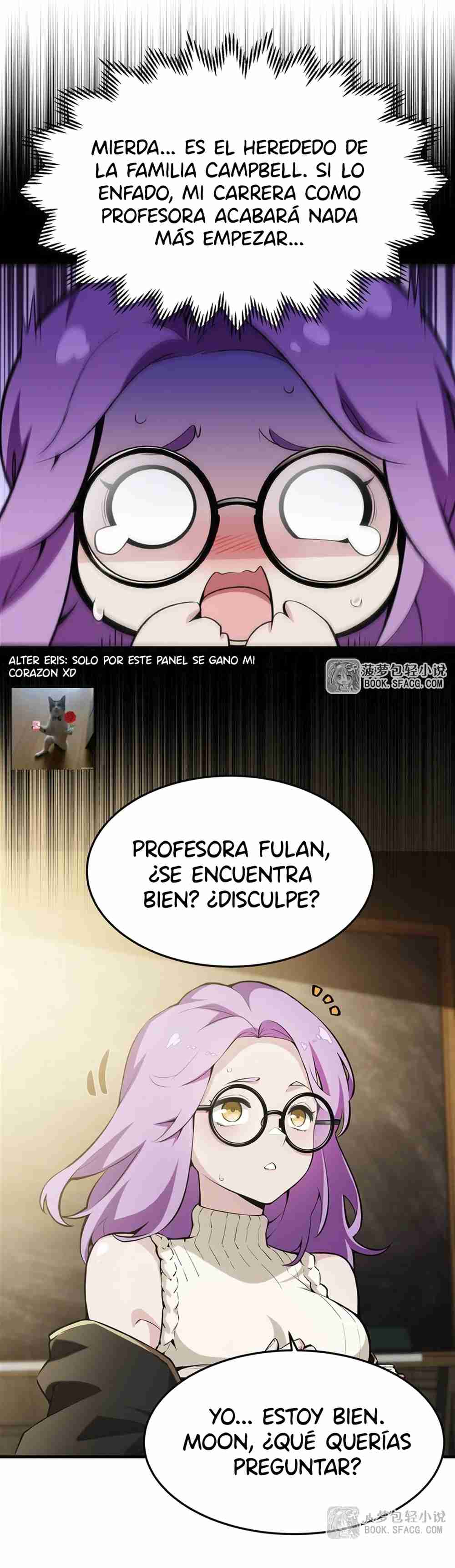El villano rubio de la novela de la protagonista quiere ser feliz Capitulo 46 página 7