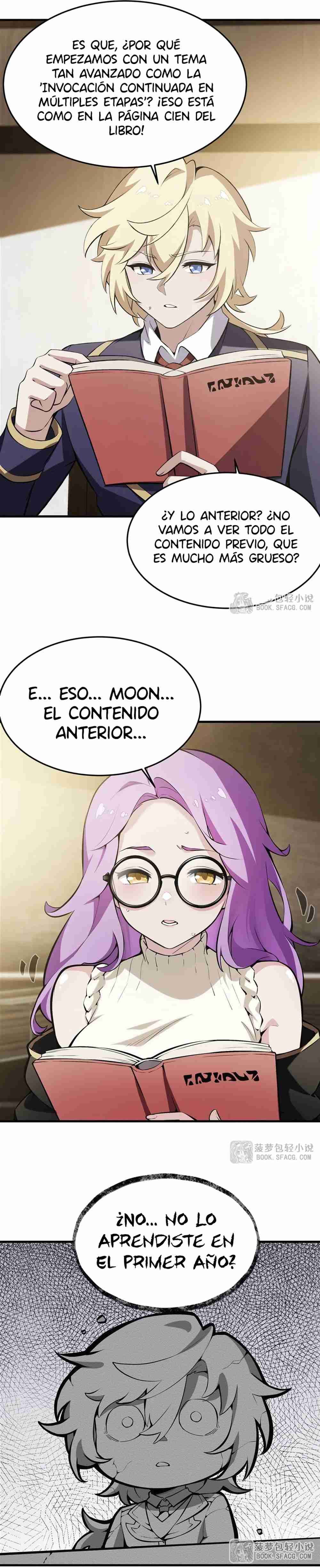 El villano rubio de la novela de la protagonista quiere ser feliz Capitulo 46 página 8