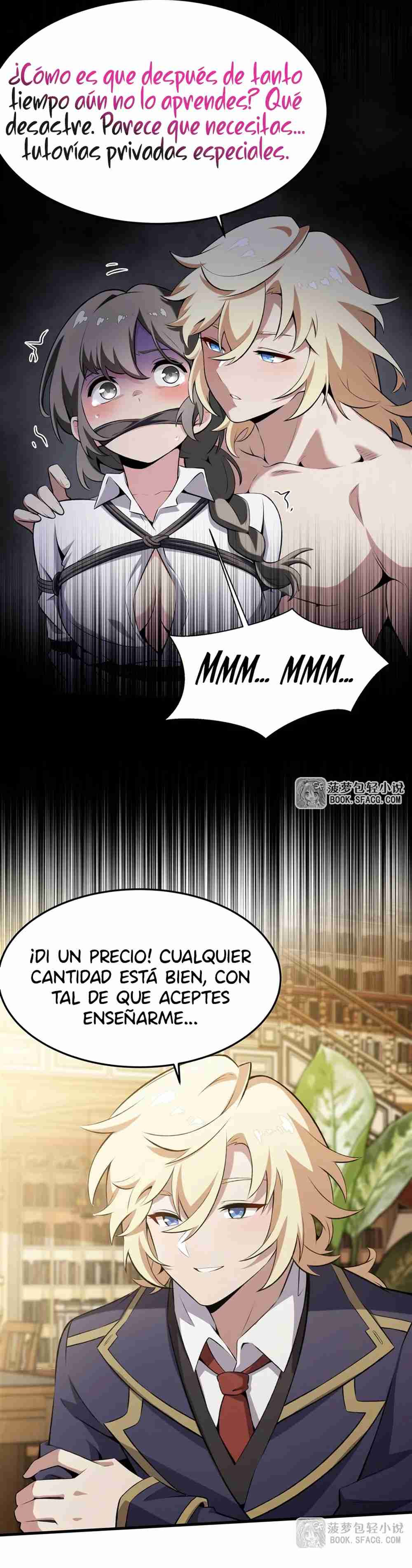 El villano rubio de la novela de la protagonista quiere ser feliz Capitulo 47 página 10