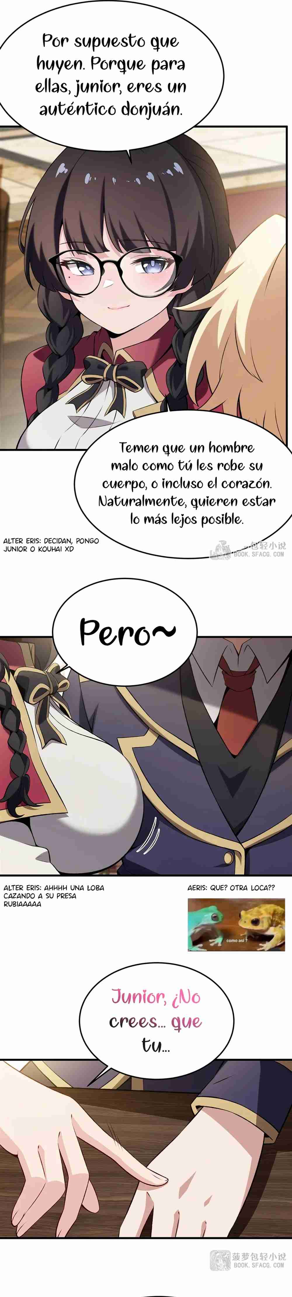 El villano rubio de la novela de la protagonista quiere ser feliz Capitulo 47 página 18