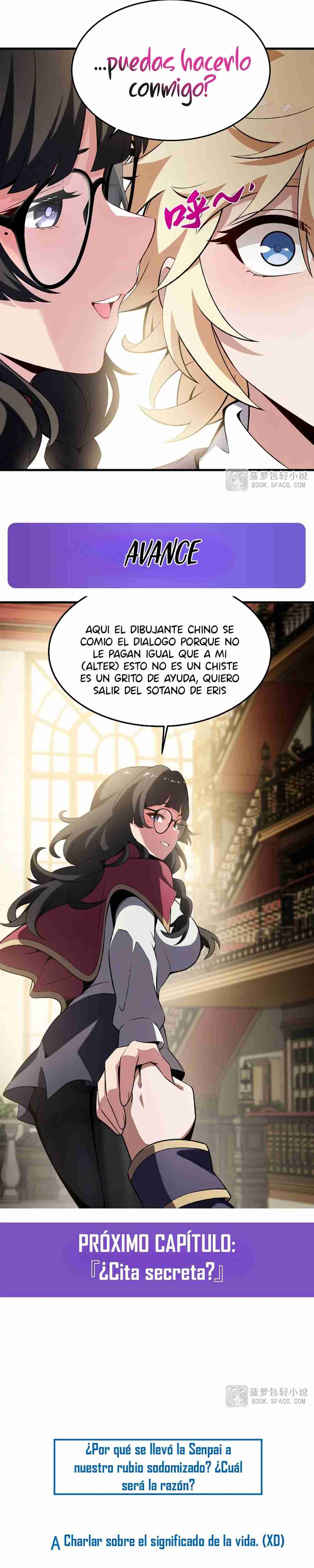 El villano rubio de la novela de la protagonista quiere ser feliz Capitulo 47 página 19